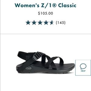 CHACO Z/1 Classic Black Sandal